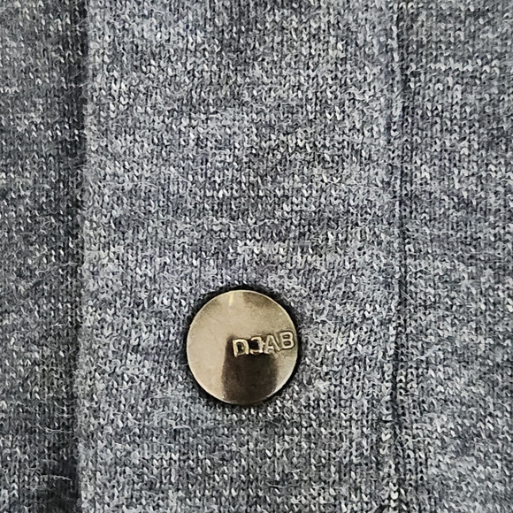 DJAB Heathered Blue Pullover Hoodie – Size M - Picture 8 of 13